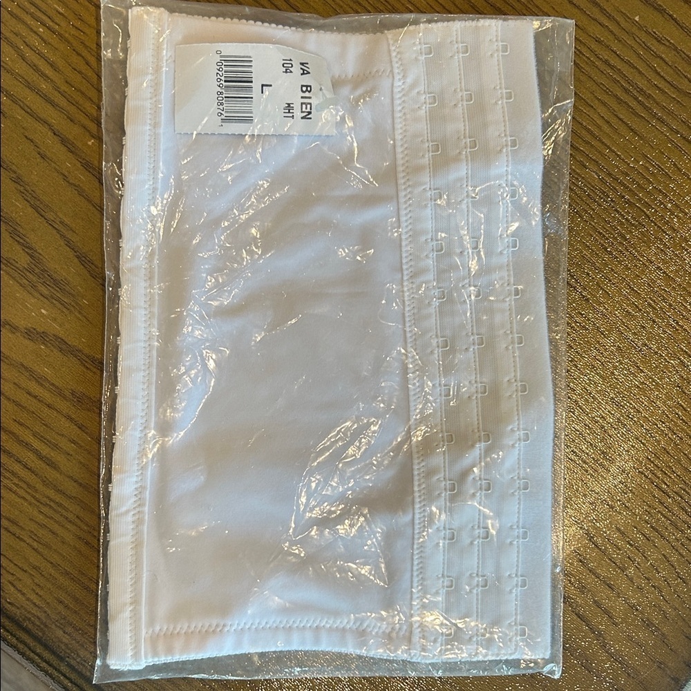 New Va Bien White Bra and Corset Expander Size Large
